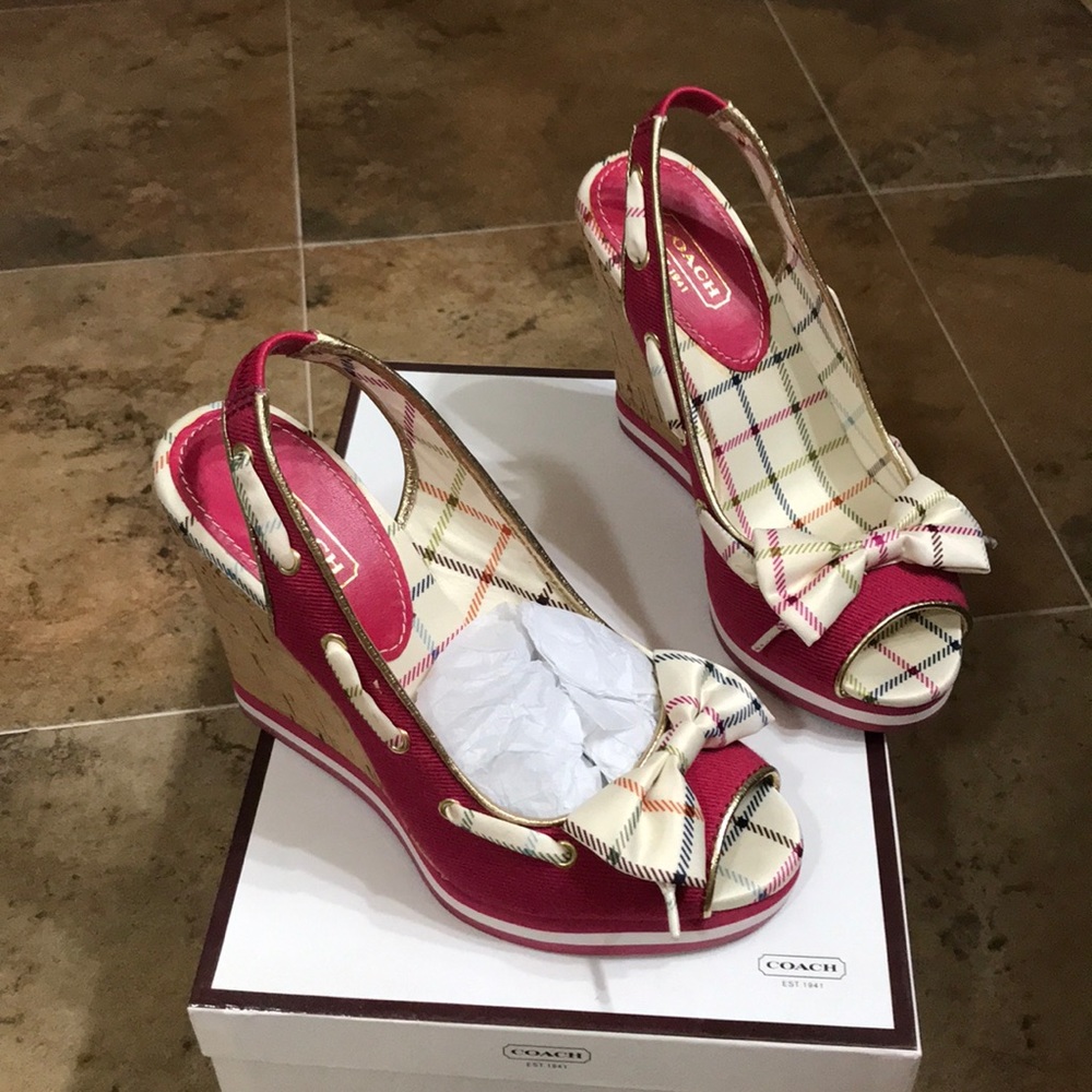 Coach wedges